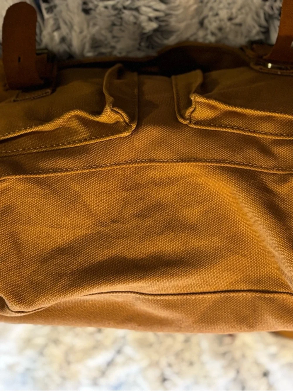 Seretvank vintage canvas messenger bag Brown
